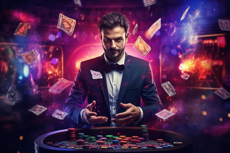 qqjili casino lobby showing live dealer and slot game categories