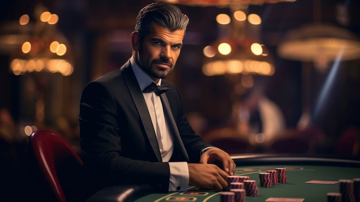 Casino game lobby on qqjili with live and slot categories